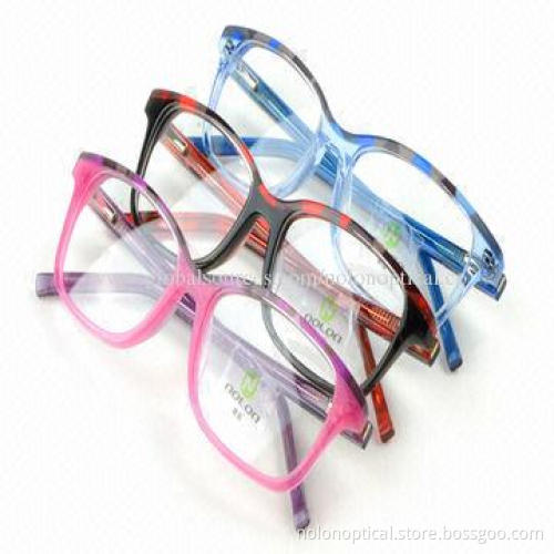 2014 Latest Spring Hinge Acetate Optical Eyeglasses Frame, Customized Logos Available